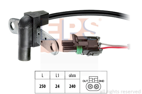 EPS Impulsgeber Kurbelwelle Drehzahlsensor FüR Volvo 480 E 440 K 445 464-image