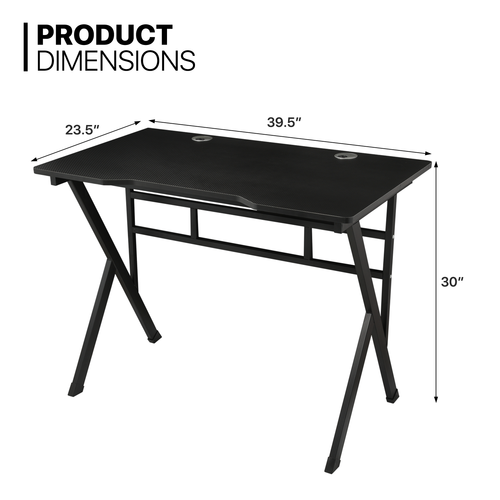 Recliniable Racing Chair+Computer Desk Lumbar Support Gaming Seat Writing Table - Picture 108 of 117