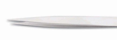 Wimpern Pinzette gerade Spitze glatt Wimpernpinzette Kosmetik Edelstahl 12 cm RF - Bild 3 von 4