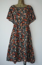 SHEIN EMERY ROSE TEAL GREEN FLORAL TIER TEA DRESS SIZE 3XL 22 BNWT