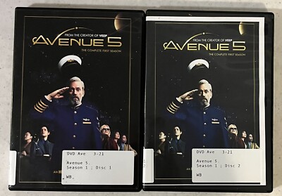 Avenue 5 The Complete First Season 1 DVD 2 Disc Set HBO TV Series Hugh Laurie