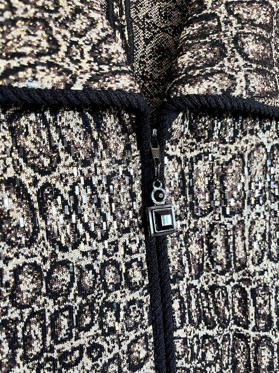 St. John Evening by Marie Gray Suit Jacket Sweater Paillette St. John Evening by Marie Gray Suit Jacket Sweater Paillette