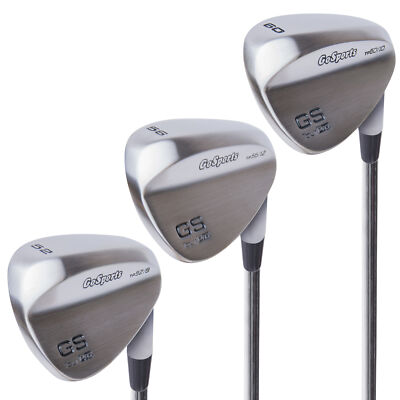 GoSports GS Tour Pro Golf Clubs Wedge Set - 52Â°, 56Â°, 60 Degree