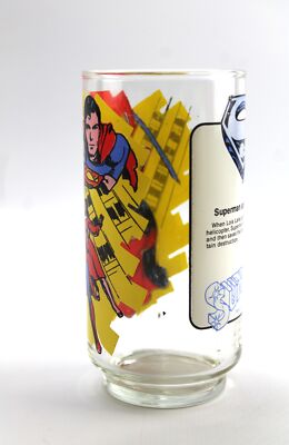 1978 Vintage Superman the Movie Saves the Day Pepsi DC Comics Glass Cup |  eBay