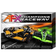 AFX 22122 Champions Raceway Mega G+ HO Slot Car Race Set