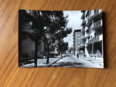 POSTCARD BARLETTA VIA FERDINANDO D' ARAGONA TRAVELLED 1962 SUBALPINE WW