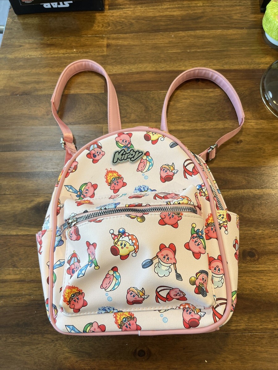 NINTENDO Kirby Allover Print Mini Backpack Bioworld Nintendo Kirby Allover Print Mini Backpack | eBay main image 3