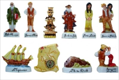 KOMPLETTE SERIE VON FEVES JAMES HARPER - L'ILE AU TRESORS NETZ GOLD