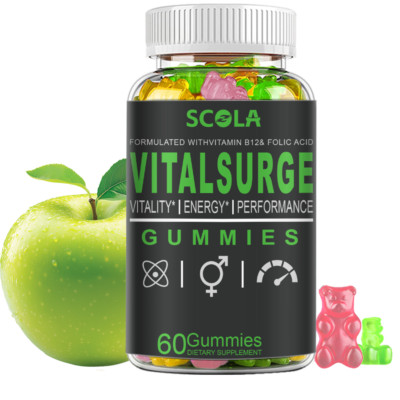 Vital Surge Male Gummies, Vital Surge Testo Support Gummys Performance (1 Pack)