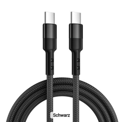 Ladekabel USB-C Auf USB-C 3A 60W Type C Datenkabel Für Samsung Huawei Xiaomi TOP