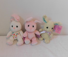 New ListingPrecious Moments Tender Tails Plush Lot Of 3 Different Bunny Rabbits