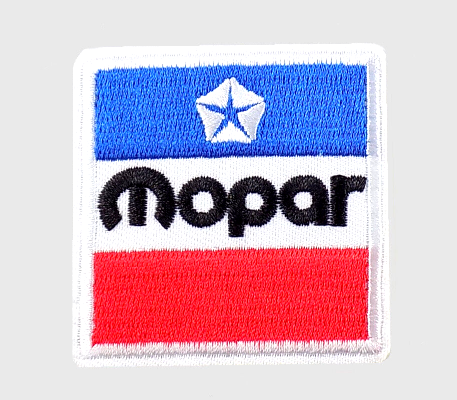 MOPAR EMBROIDERED PATCH IRON/SEW ON 2-1/8