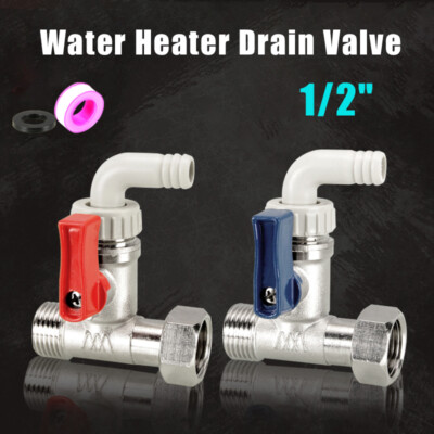 Wasserheizer Ablassventil 1/2'' Sicherheitsventil Überdruckventil Boiler Ventile