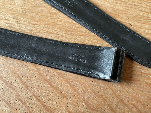 Correa Piel CARTIER Leather Strap - Brown Genuine 20 mm - Watches Collectors - Foto 5 di 8