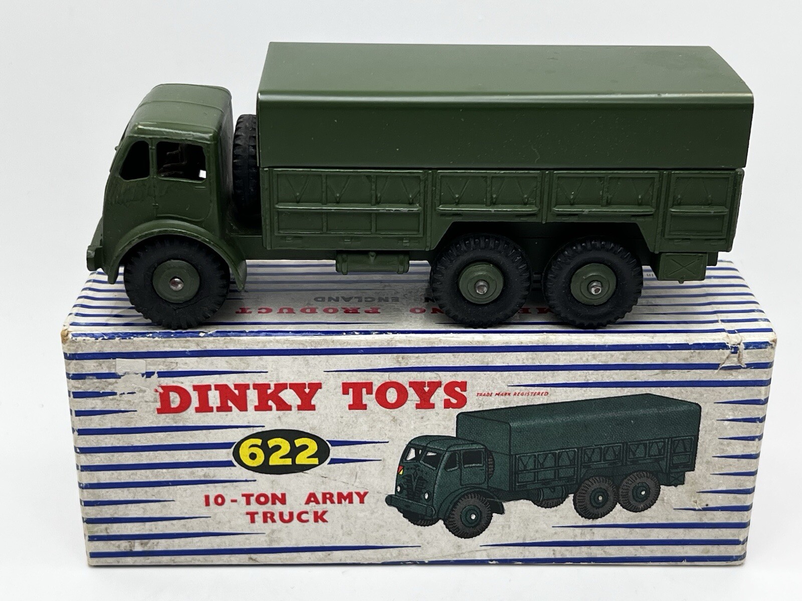 DINKY-TOYS 622  軍用トラック Dinky Toys Military Army 10 Ton Truck #622 GREAT CONDITION