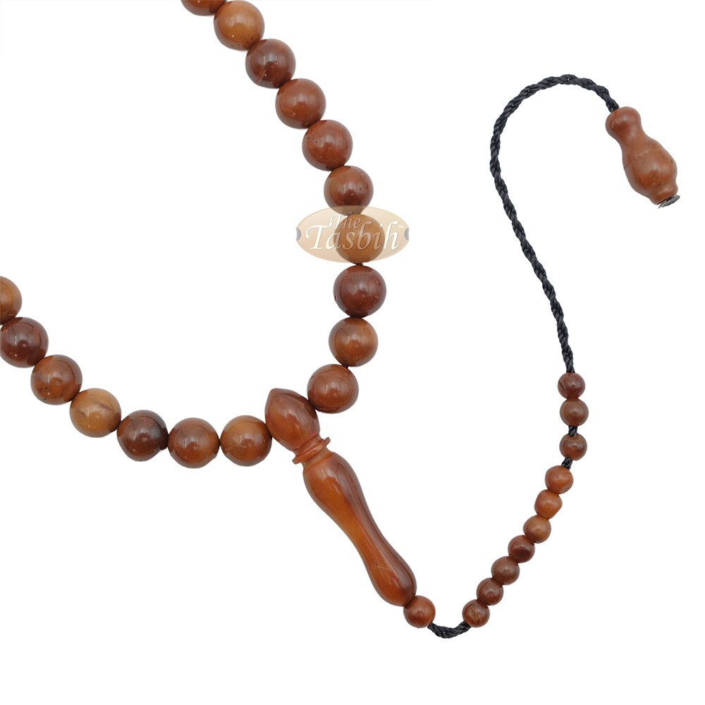 Genuine Kuka Seed Tasbih | Natural Color 99ct 8.5mm Handmade