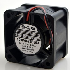 1pcs Sanyo 109P0424E303 4028 24V 0.19A 4cm inverter fan
