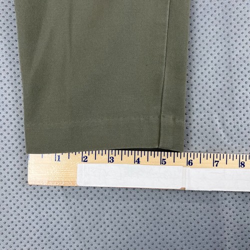 Pantalon Abercrombie Fitch homme 28 (réel 29x26) vert plissé conique stretch chino - Photo 13/15