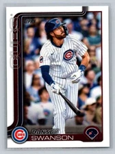 2025 Topps Series 1 Dansby Swanson #303 Chicago Cubs