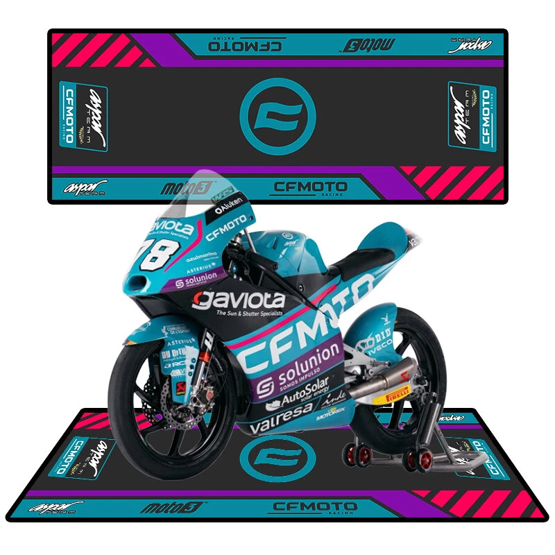 Motorcycle Garage Floor Pit Mat Workshop For CF-Moto 450MT SR 31'' x 87'' - Image 2 of 4