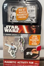 New Star Wars Magnetic Activity Fun Book Set Pretend Play Kids Toy Game