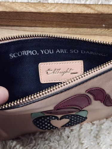 Anthropologie Miss Albright Zodiac Scorpio You Are So Daring! Clutch Embroidered - Picture 6 of 8