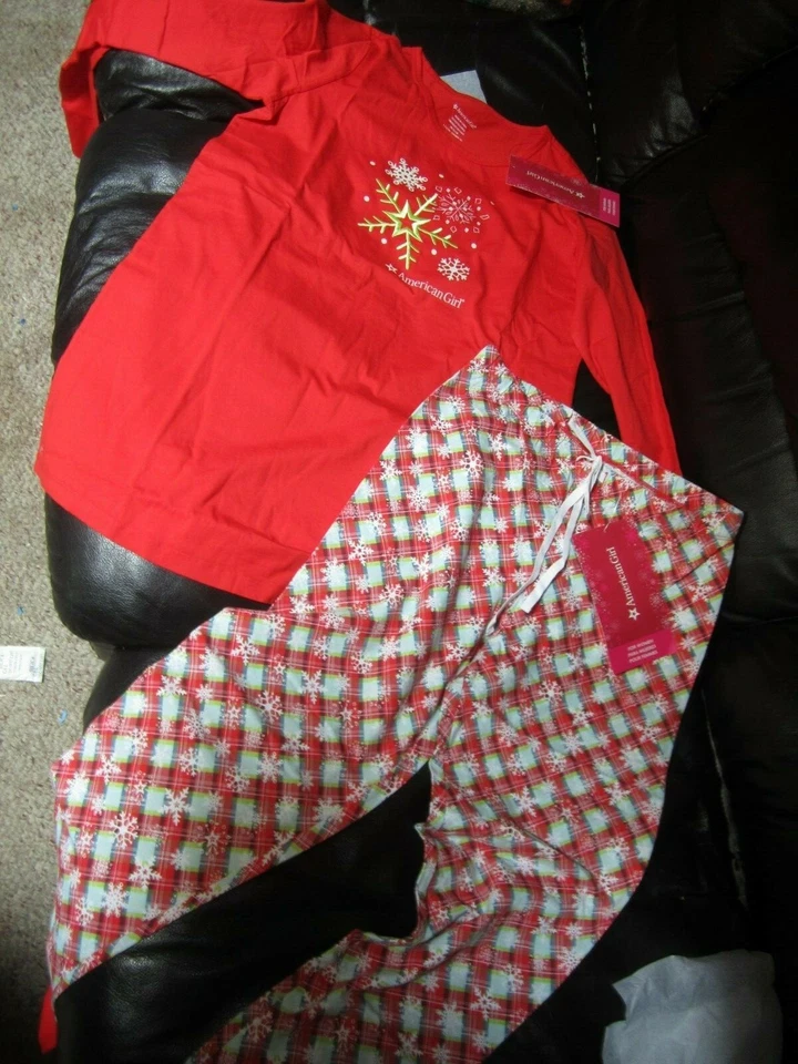 Pijama American Girl Holiday Dreams para MUJER NUEVO CON ETIQUETAS EN BOLSO AG TALLA L 12.-14 Foto 2 de 4