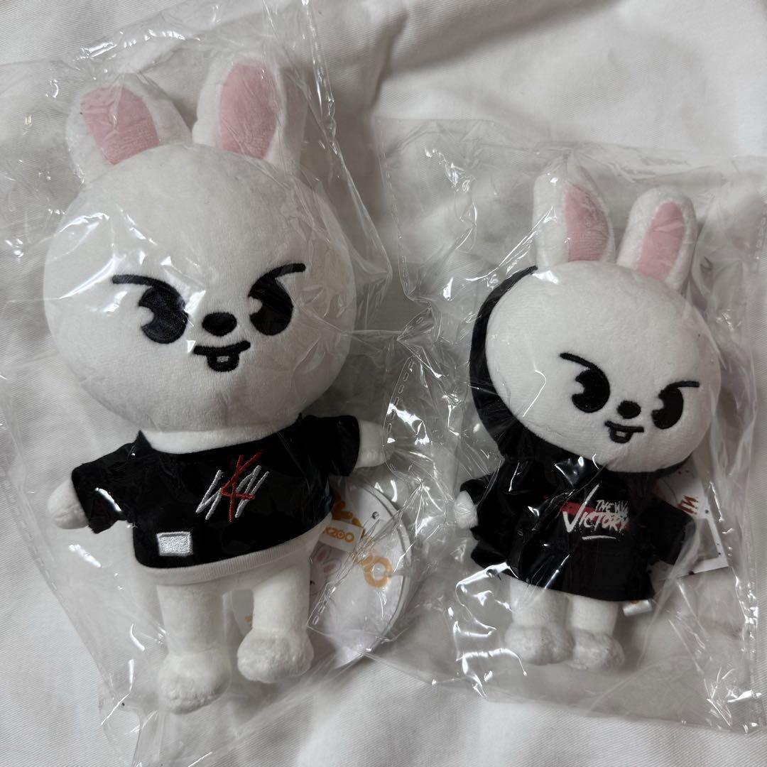 Stray Kids Skzoo Leebit Plush Doll Original & Mini Set Used