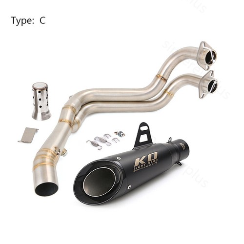 Silenciador de tubo delantero sistema de escape Tracer 7 para Yamaha YZF-R7 2021-2025 MT07 FZ07 - Imagen 13 de 16
