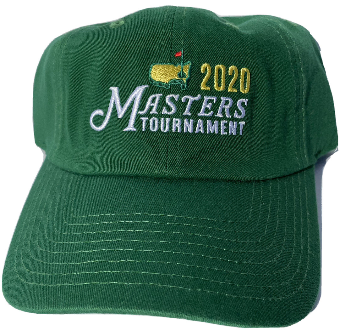 2020 MASTERS GREEN COTTON MEN'S HAT AUGUSTA NATIONAL GOLF CLUB
