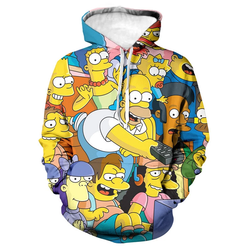 Cosplay The Simpsons Maggie Marge Homer Bart 3D Hoodies Sweatshirts Jacket Coats 7
