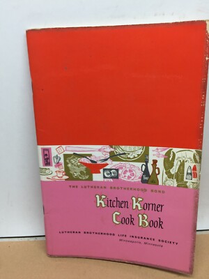 Vintage Cookbook Kitchen Korner Cook Book  Lutheran Brotherhood Life Insurance