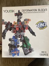 Younik Deformation Blocks 4 in 1 (144 Pieces)