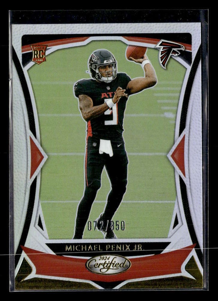 2024 Panini Certified Michael Penix Jr. Rookie Mirror /350 #106 Falcons UX76