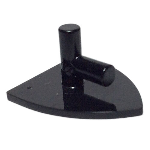 NEW LEGO - Shield - Triangular Plain Black x 1 - 41192 41150 Elves - Picture 2 of 2
