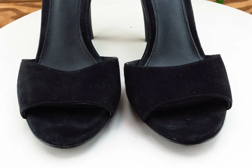Pelle Moda Women Sz 7.5 M Black Stiletto Leather Shoes - Image 2 of 4