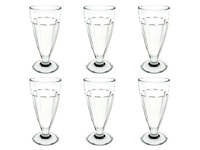 Set 6 Dessertbecher Rockbar Aus Transparentem Glas Cl 38