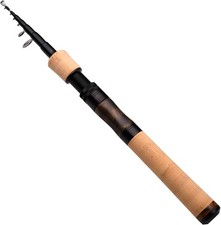 PURELURE Telescopic Fishing Rod Spinning 5'9'' Travel Rod Light Power MF Action