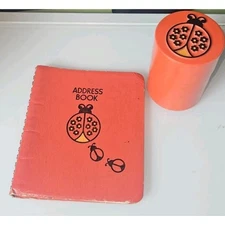 RARE Vintage Springbok 70s Red Ladybug desk topper. Stacking Sorter, New BOOK!!