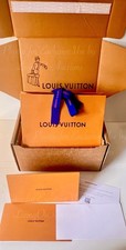 Louis Vuitton Shopping Gift Bag Small 10" x 7" x 5"  Box  Receipt  Gift Card