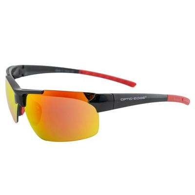 Optic Edge Frontrunner Sports & Motorcycle Sunglasses for Men or Women