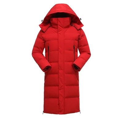 2024 Winter Long Parka Men's Fashionable All-match Thickened Warm Padded Jacket