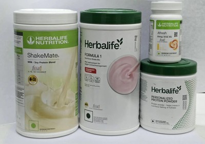 Herbalife Nutrition Weight Loss Combo Formula 1 + Afresh + Shakemate + Protein