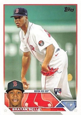 2023 Topps #185 Brayan Bello RC NM-M (Red Sox)