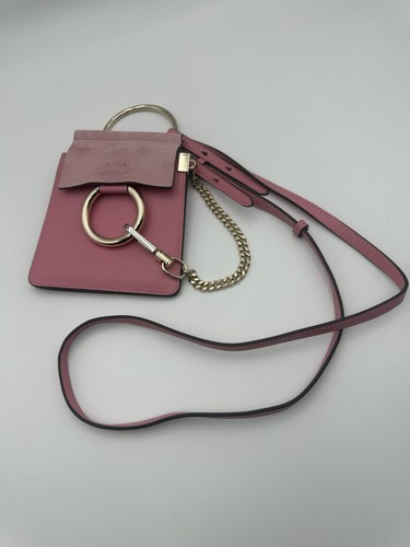 Chloé Pink Mini Faye Crossbody Bag