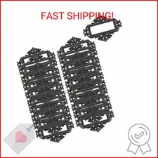 Antrader 24 Pack Vintage Lace-up Office Library File Drawer Tag Business Card Sl