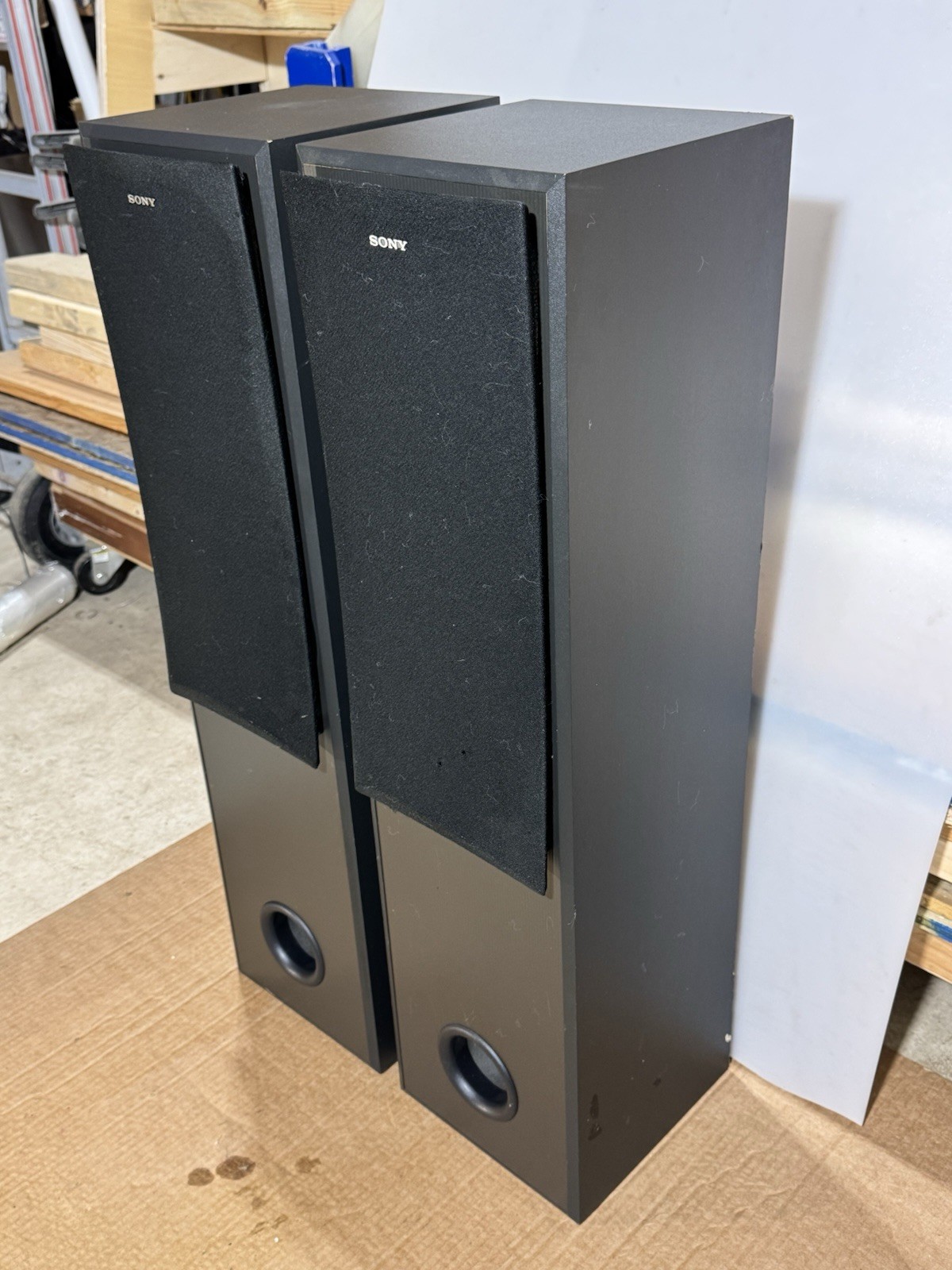 Sony SS-MF315 Tower Front Floor Home Theater Surround Sound System Speakers