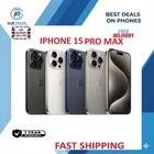 Apple iPhone 15 Pro MAX 256GB UNLOCKED PHONE 100% BATTERY-BRAND NEW CONDITION