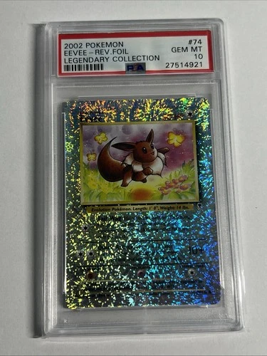 PSA 10 Eevee Reverse Holo 74/110 Legendary Collect. Pokemon 2002
