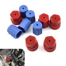 10 PCS AC Low/High Pressure Port Caps, Anti-Leak R134a Air Conditioning Caps,...